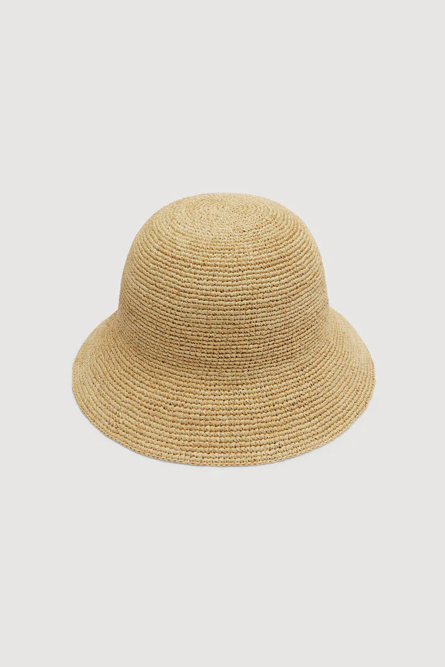 Raffia Bucket Hat Natural