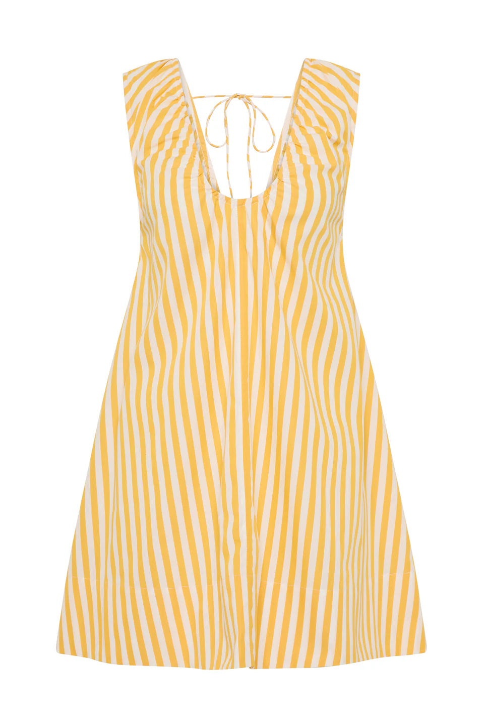 Pedrera Mini Dress Stripe Mustard