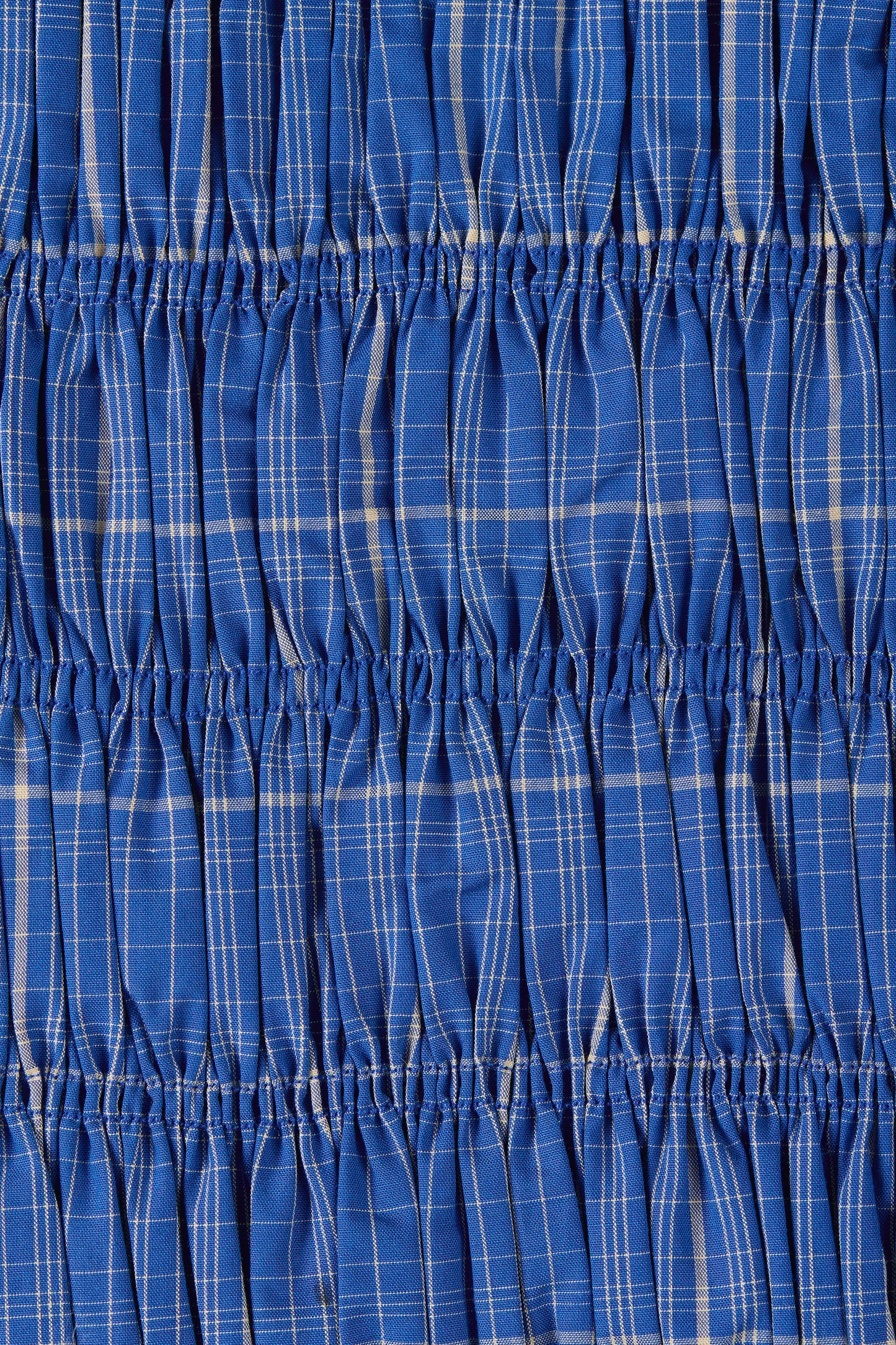 Leya Top Check Cobalt