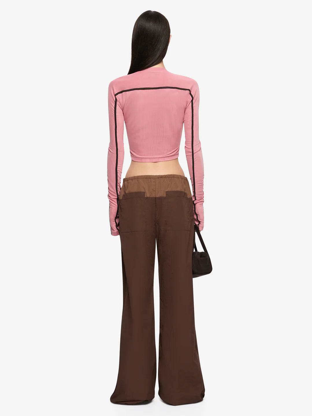 Alyna Long Sleeve Top Blush Choc