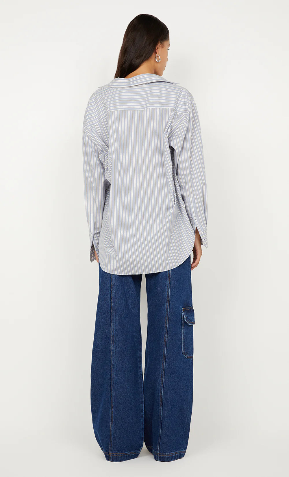 Hugh Shirt Blue Stripe