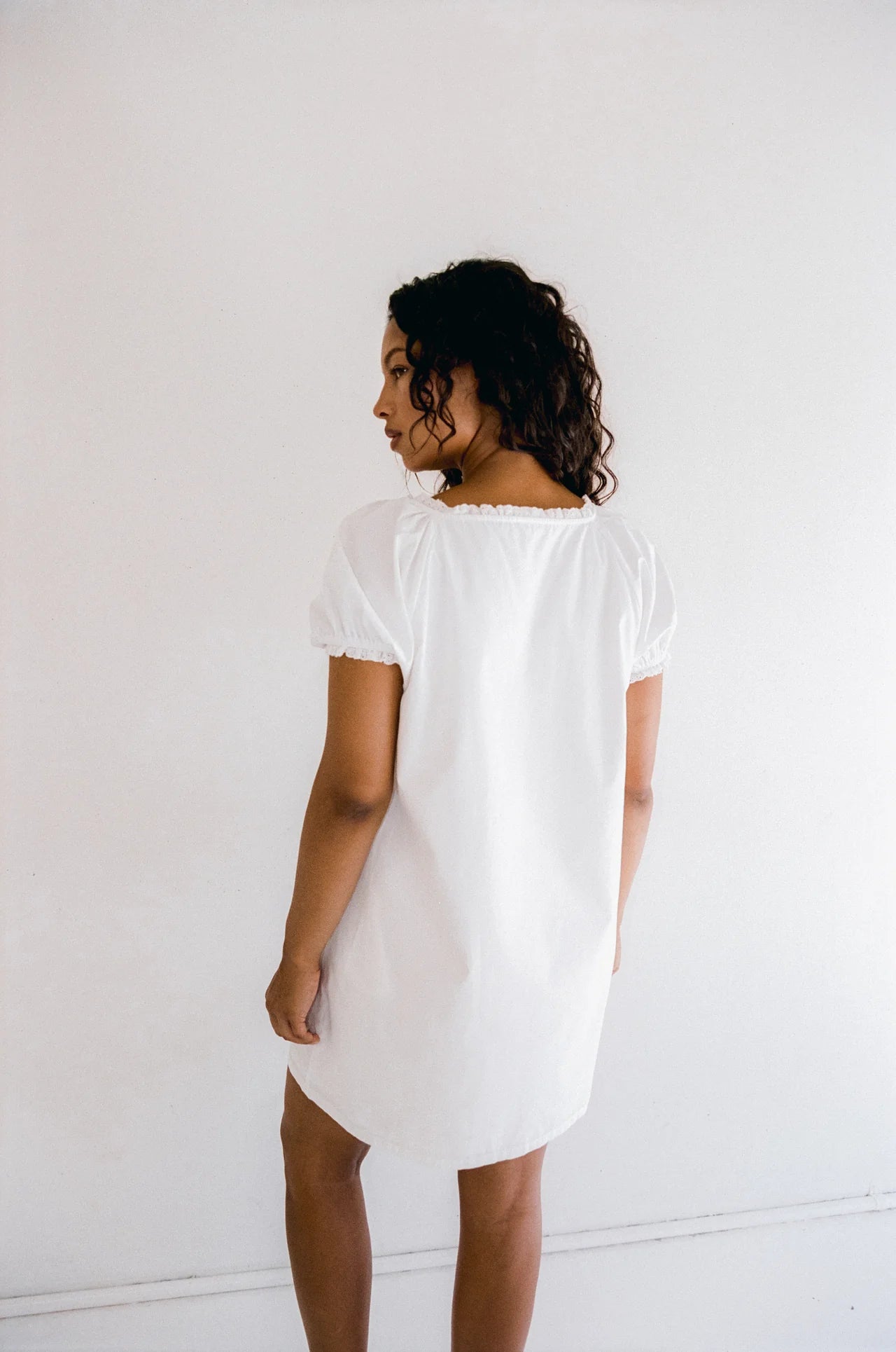 Scout Mini Dress Blanc