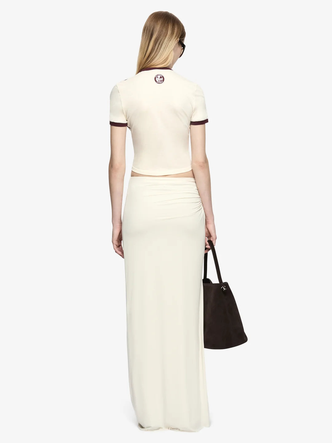 Bec and Bridge Solara Tee Ivory Plum