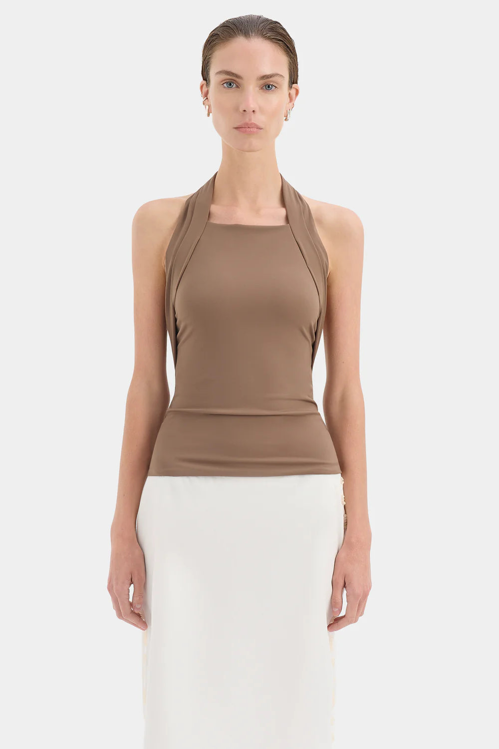 Zelie Halter Top Ash