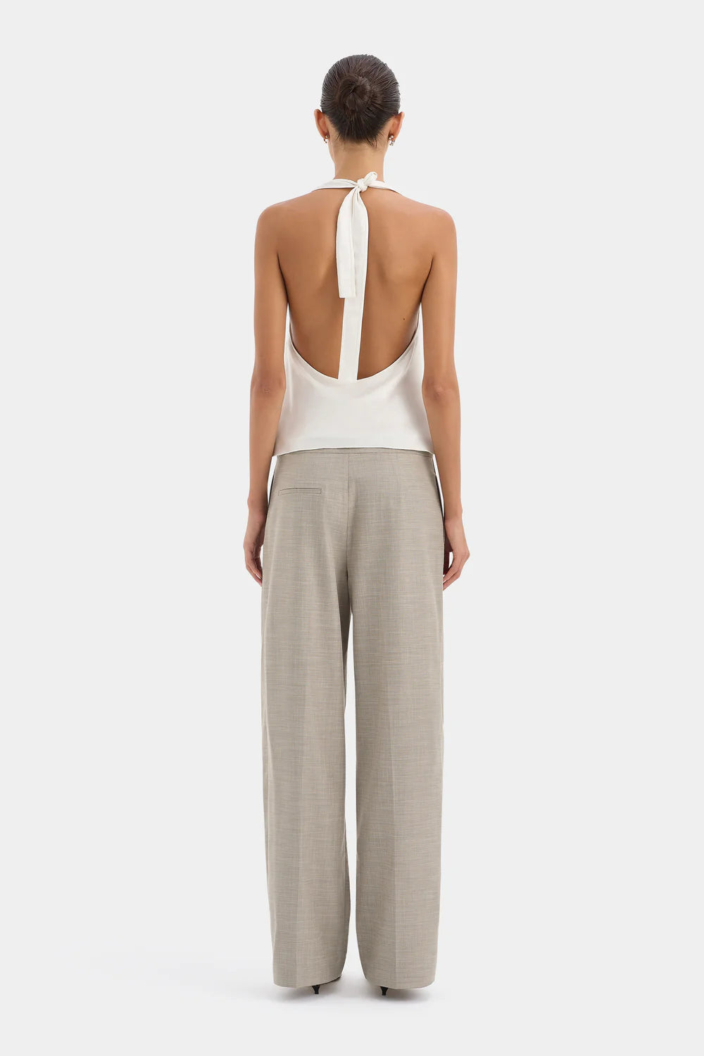 Montparnasse Halter Top Ivory