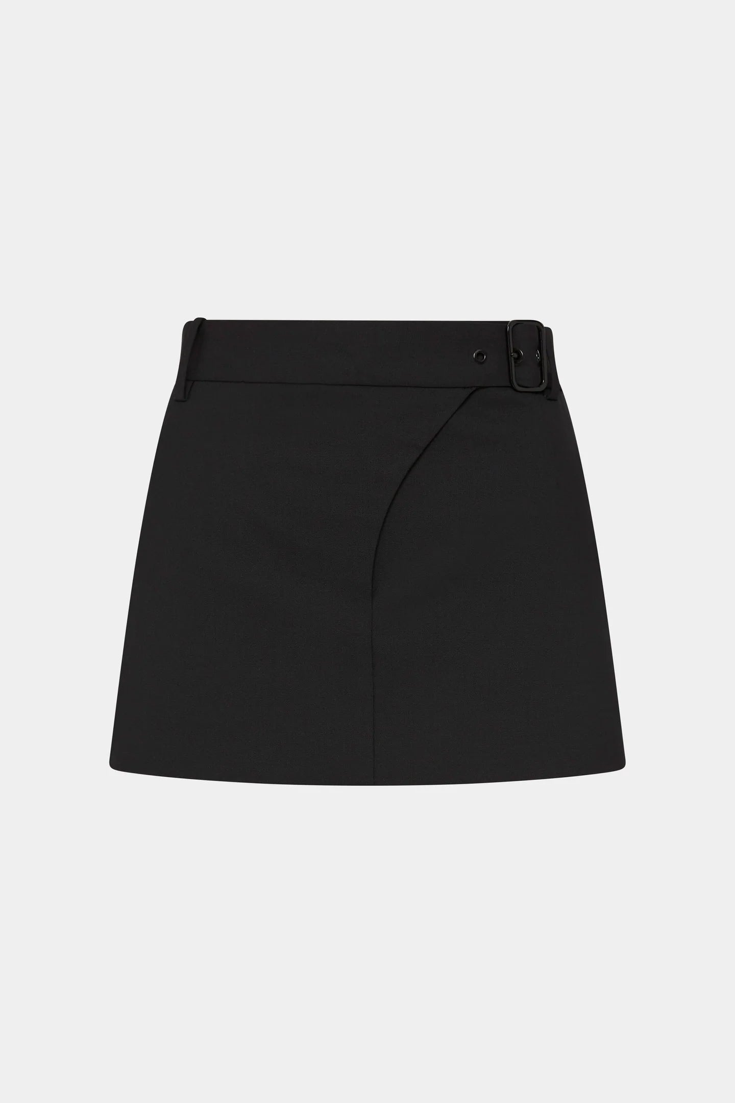 Leonardo Belted Mini Skirt Black