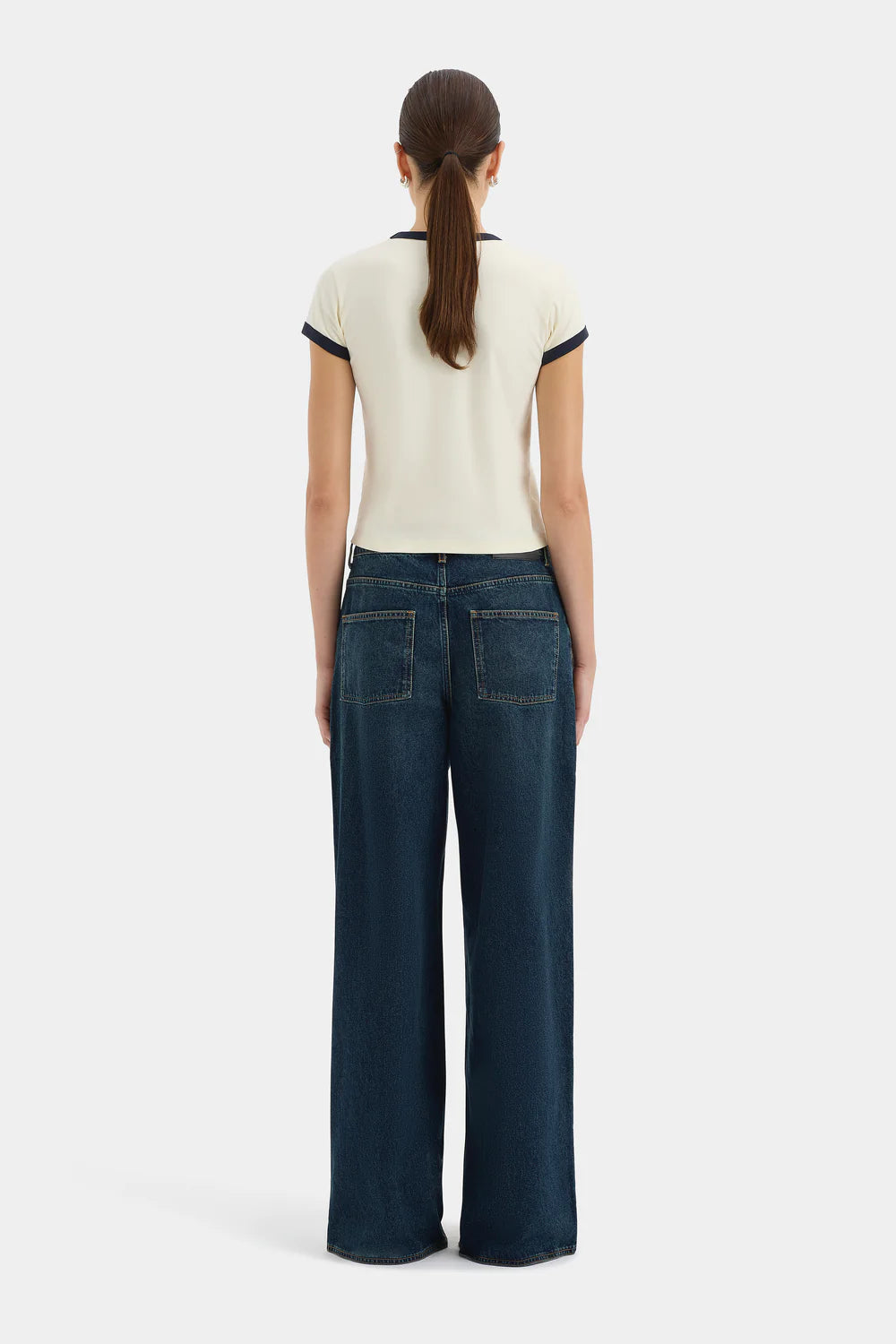 Yes SIR Fitted Tee Ivory