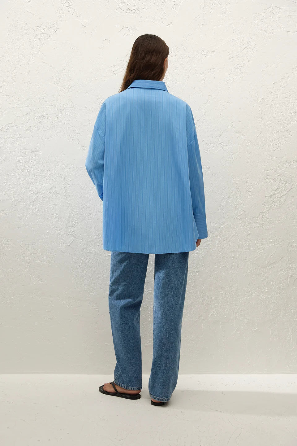 Clemente Shirt Mico Pinstripe Azul