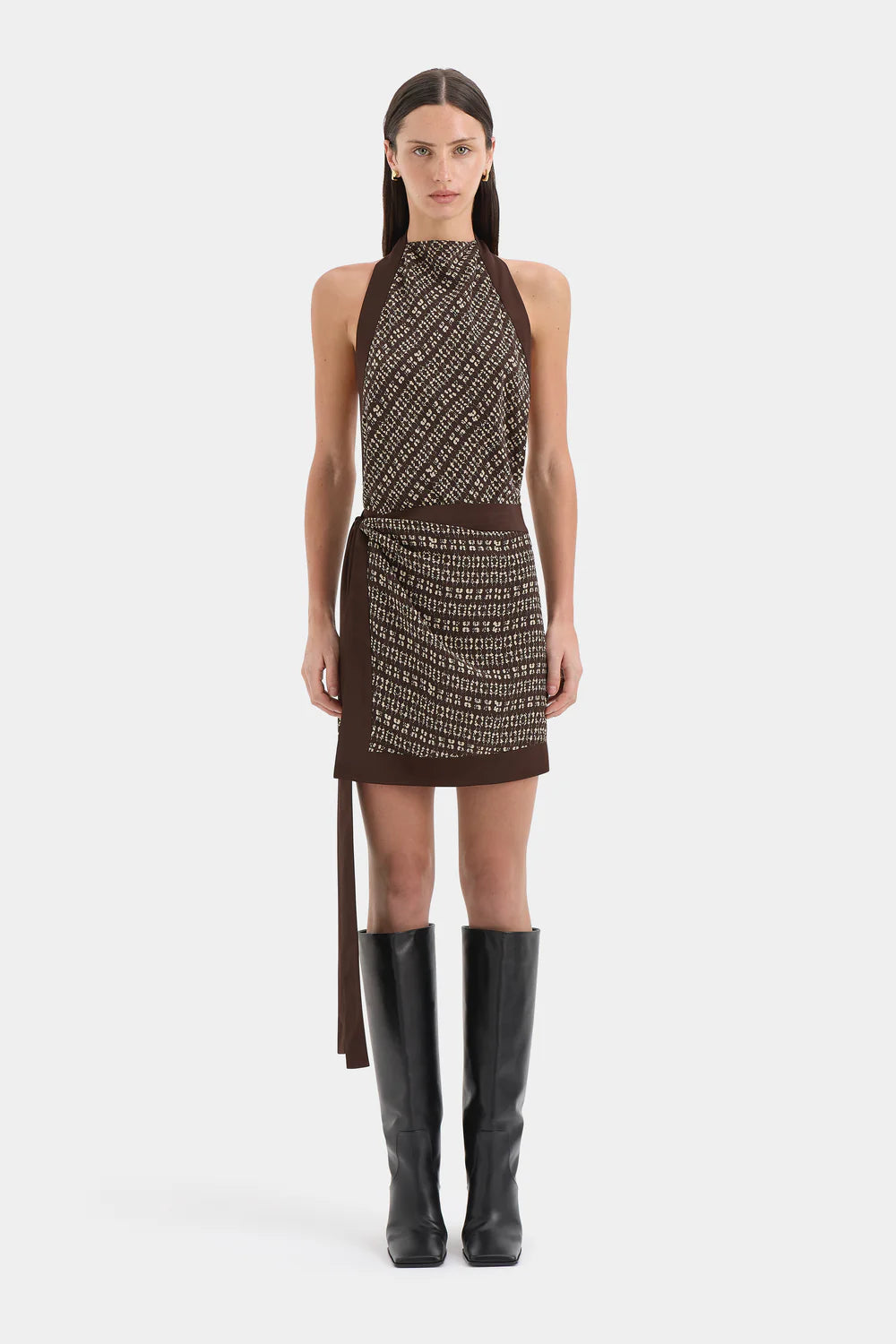 SIR Astrid Open Back Mini Dress