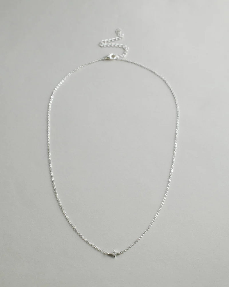 Starburst Necklace Silver