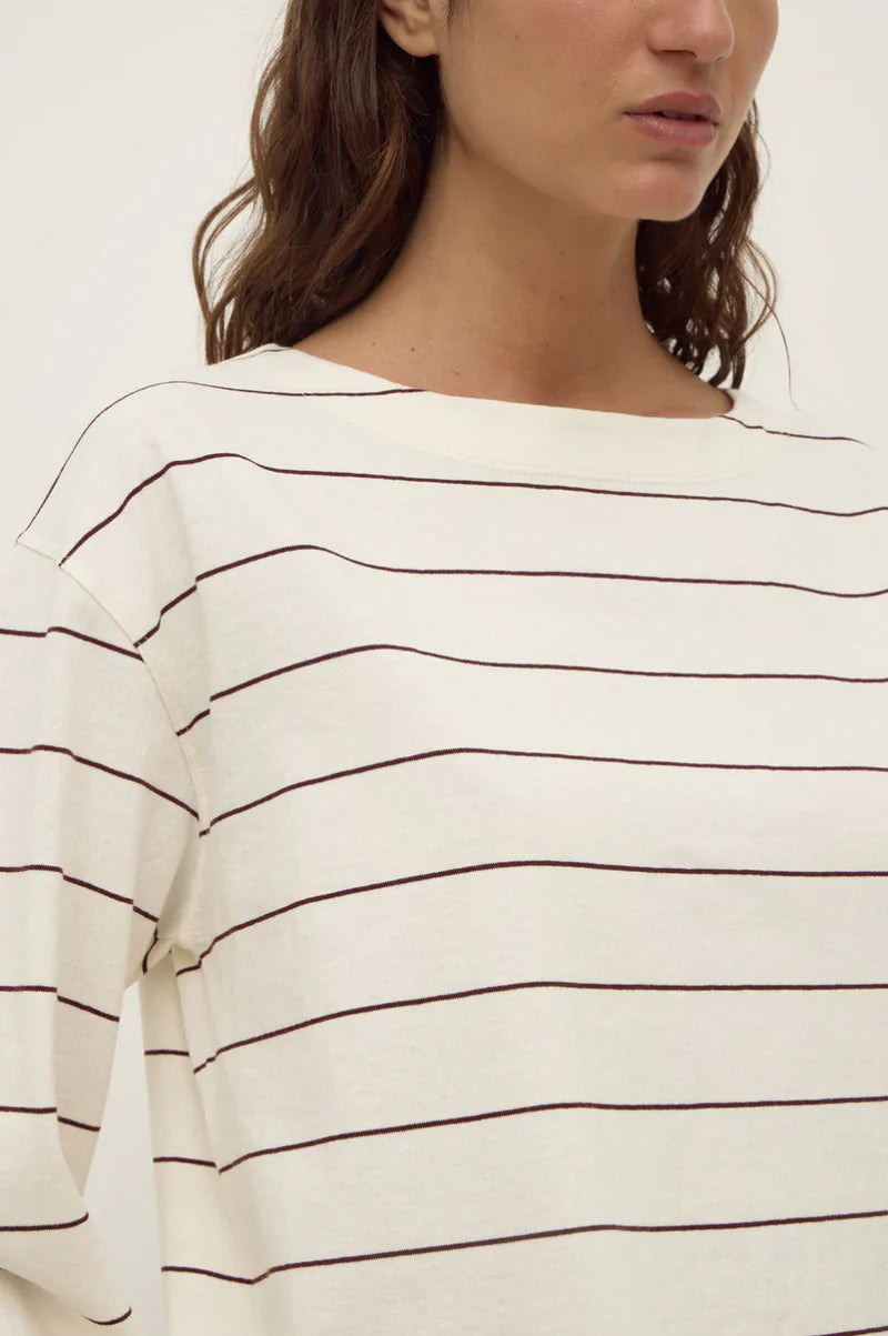 Scout Long Sleeve Tee Cream Mulberry