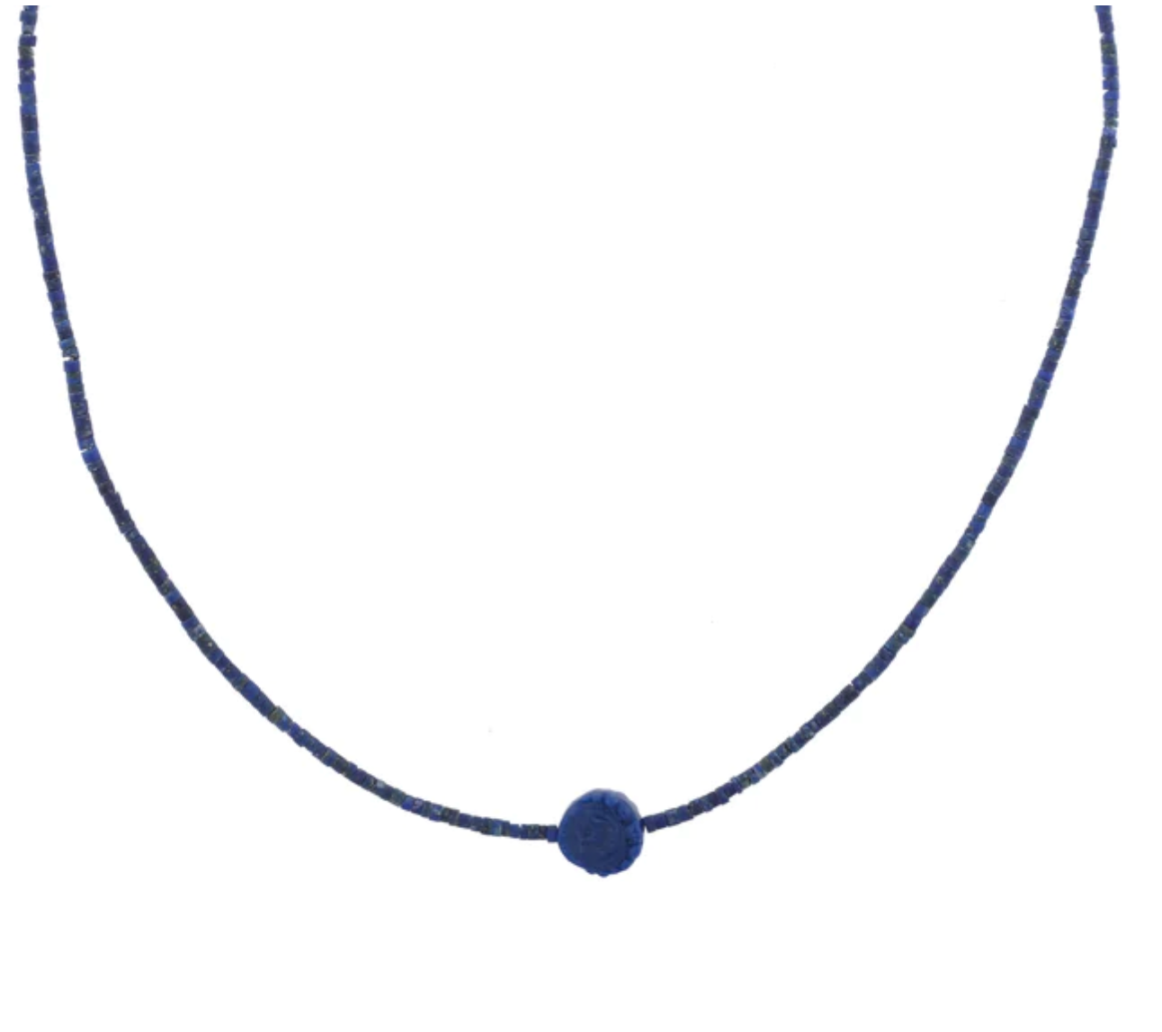 Minuit Necklace in Lapis Lazuli 18k Gold Plated