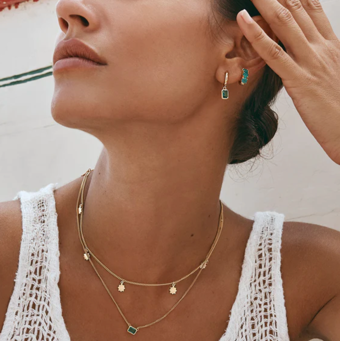 Gold Sunshine Charm Necklace