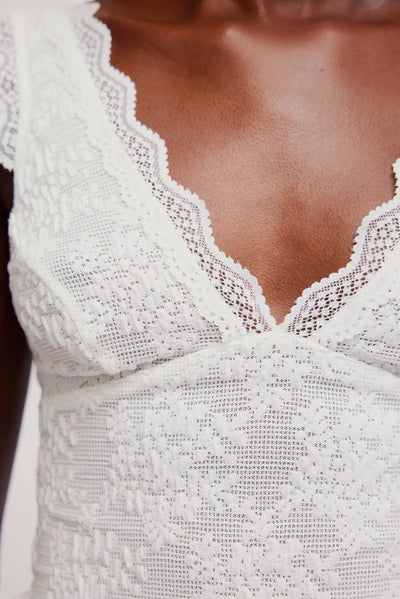 Free People Loved you First Lace Cami Tea