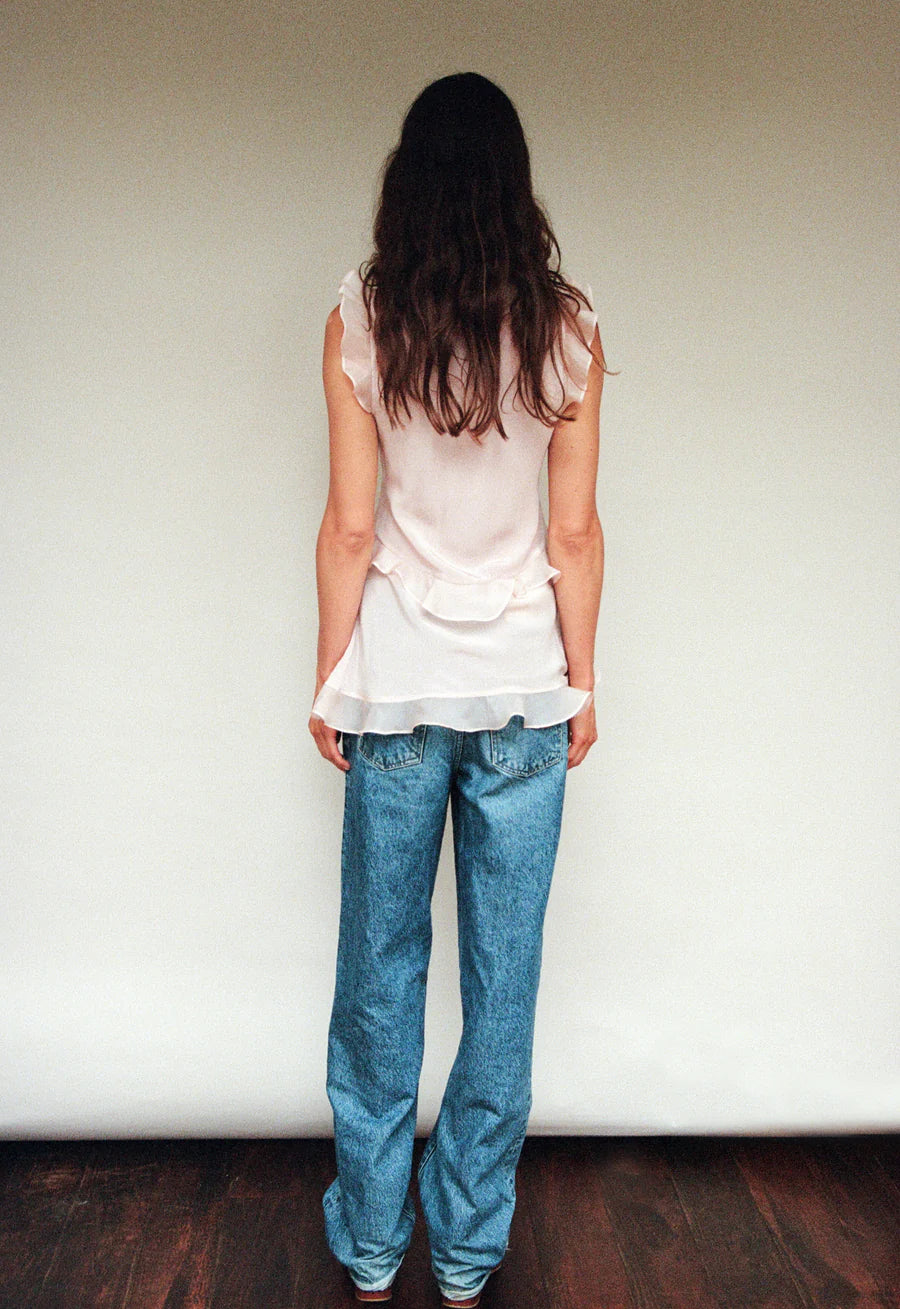 Maggie Marilyn Weak in the Knees Top Blush Pink