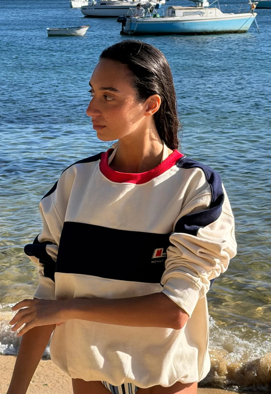 Maggie Marilyn Homebound Crew Neck Nautical