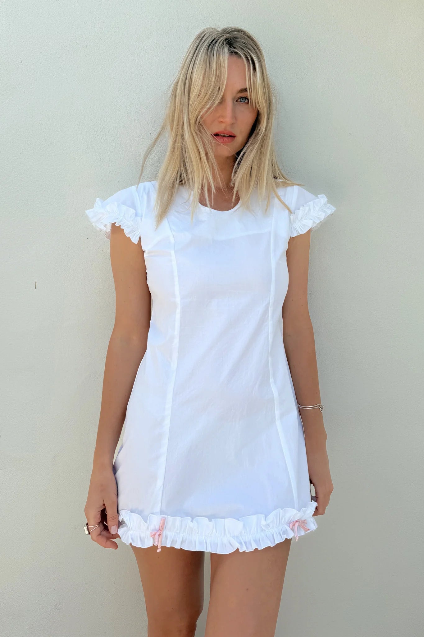 Lola Mini Dress Ivory
