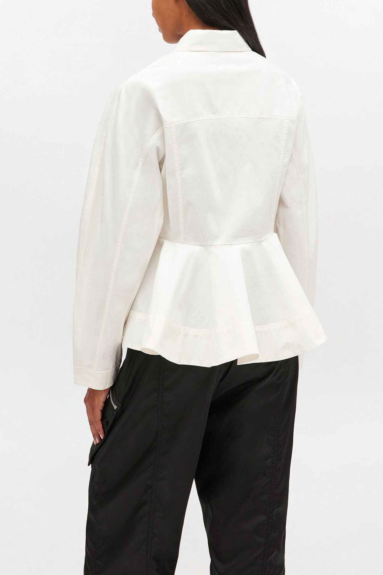 Ivory Peplum Shirt