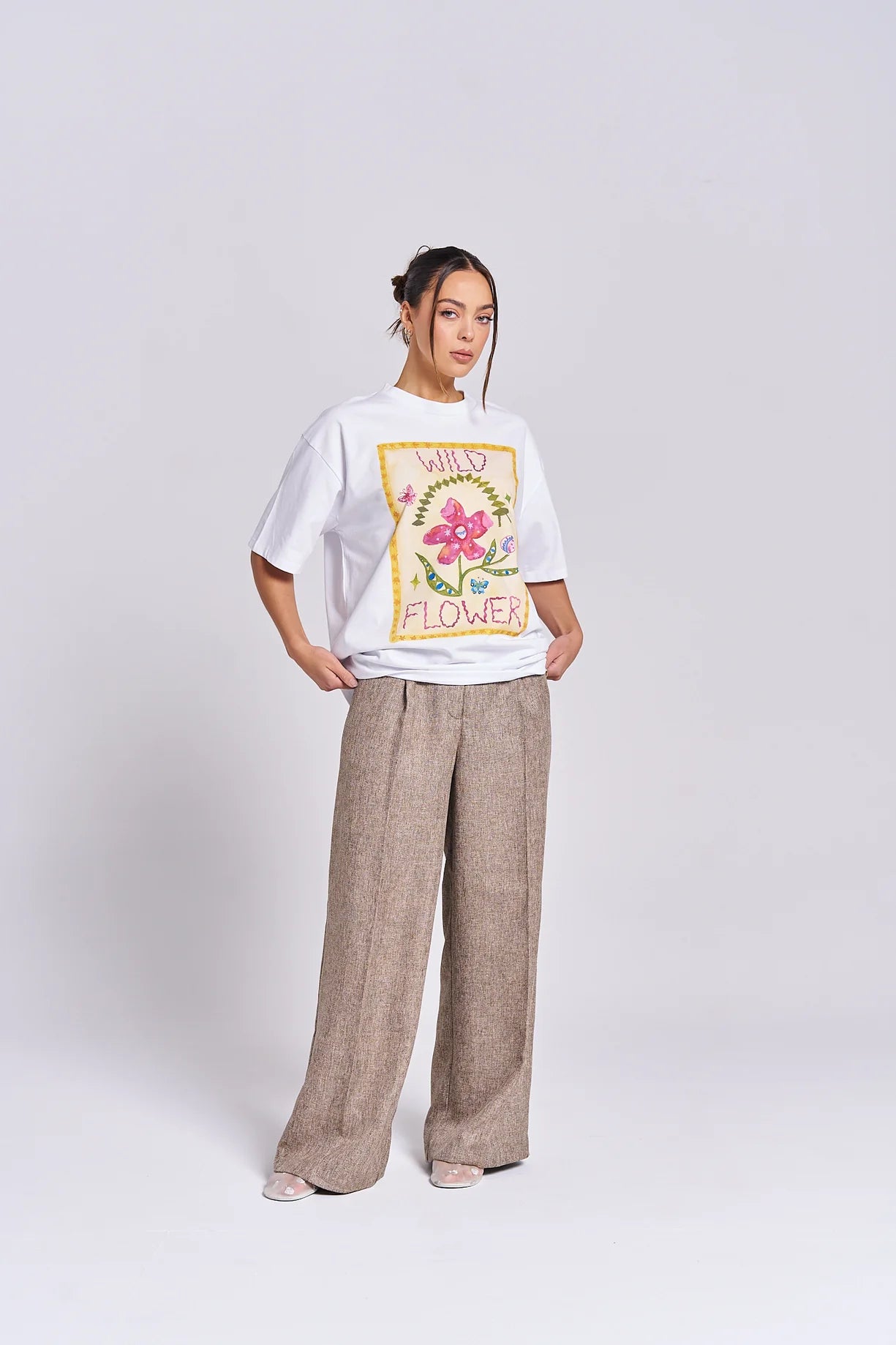 Wildflower Tee White