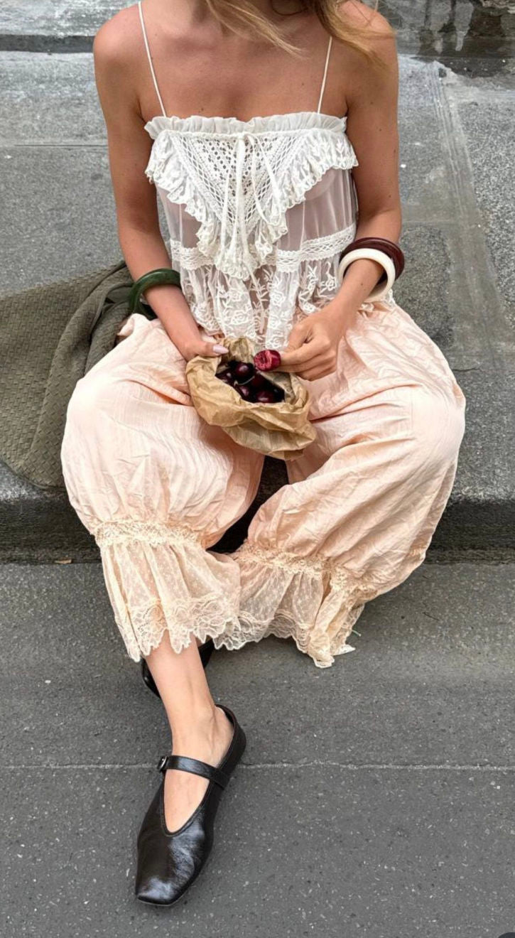 Forever Young Bloomer Pants Peach Pit