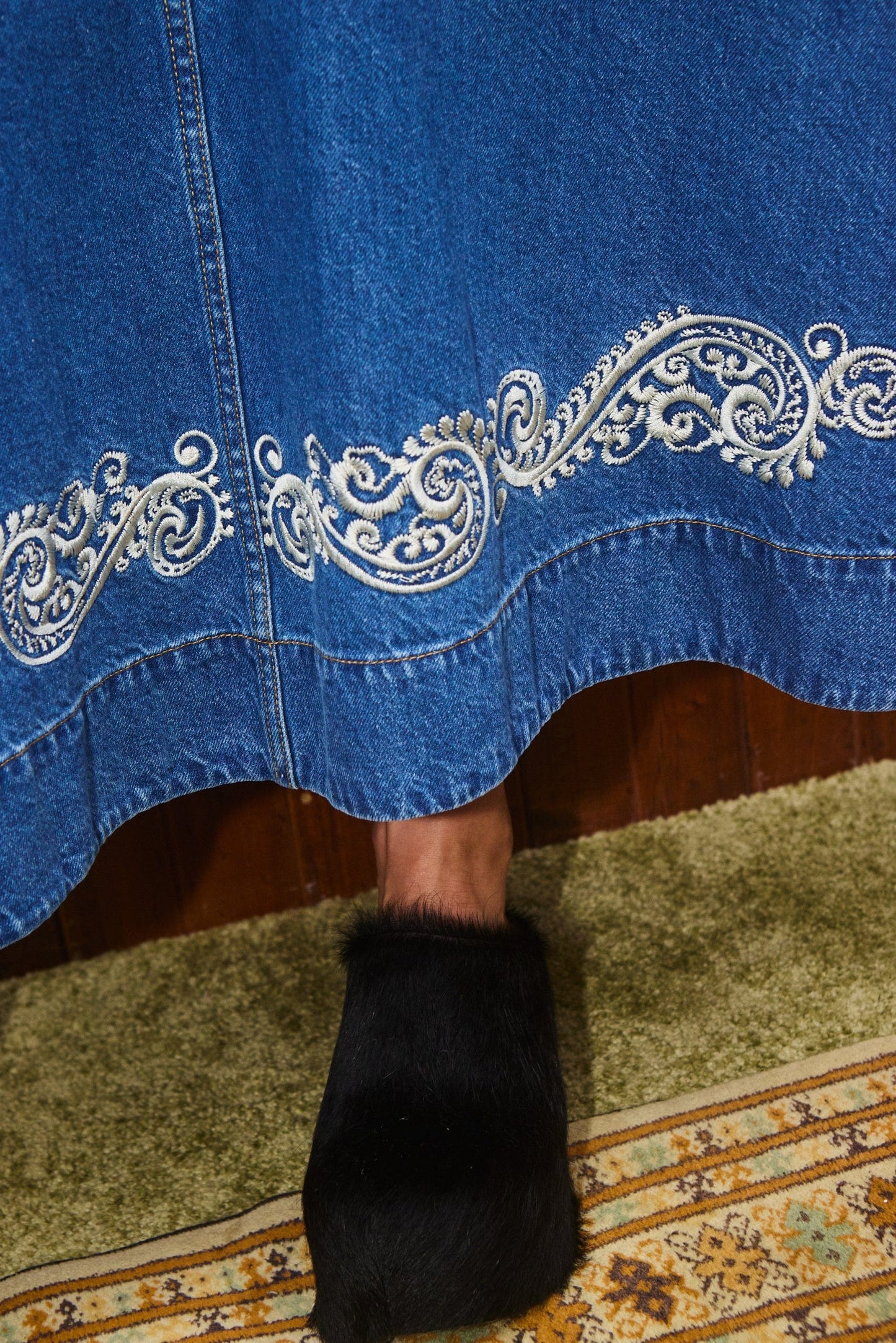 Jacones Denim Midi Dress