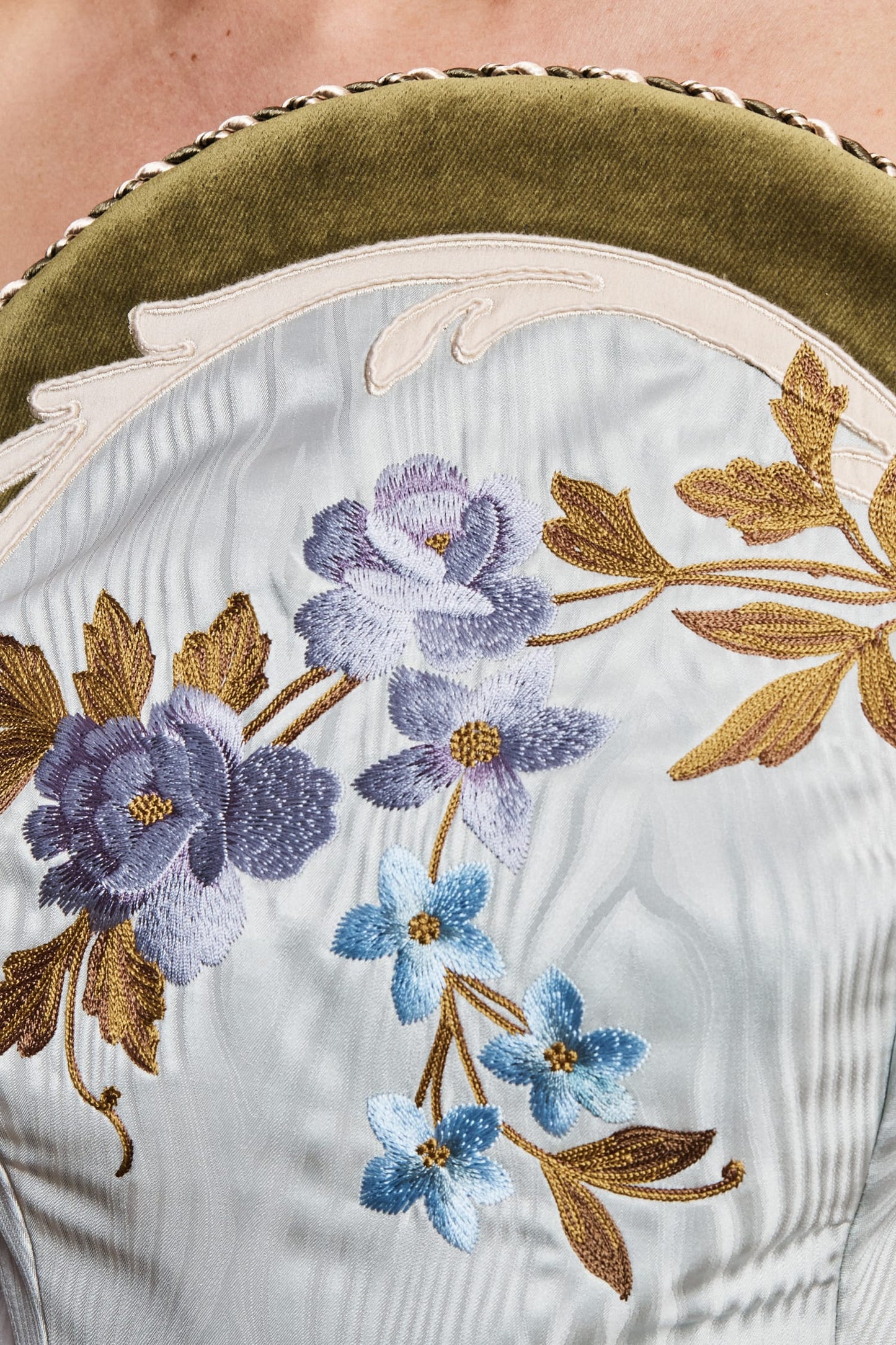 Alemais Odessa Embroidered Midi Dress