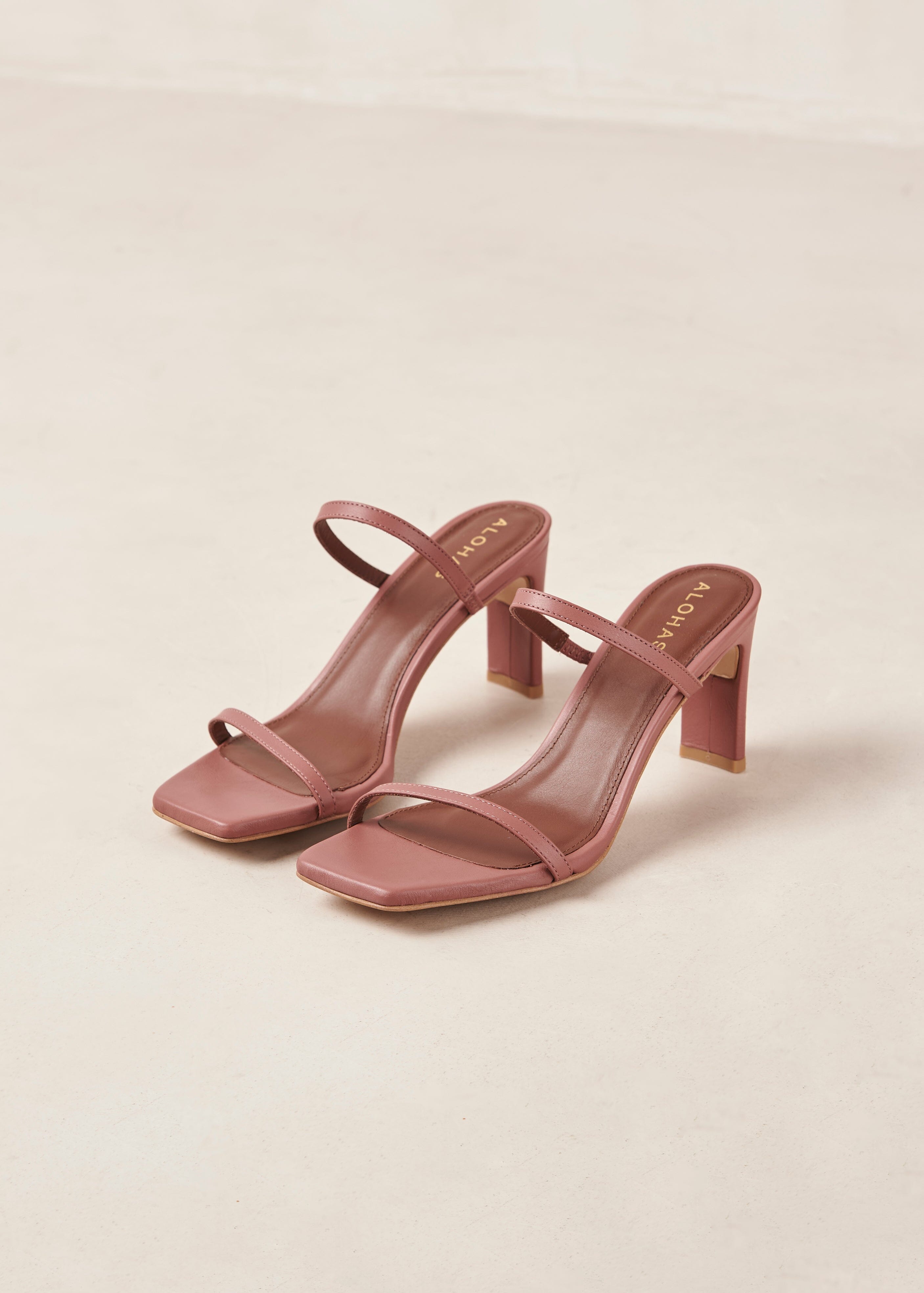 ALOHAS Cannes Leather Sandals Astro Red Laneway Boutique