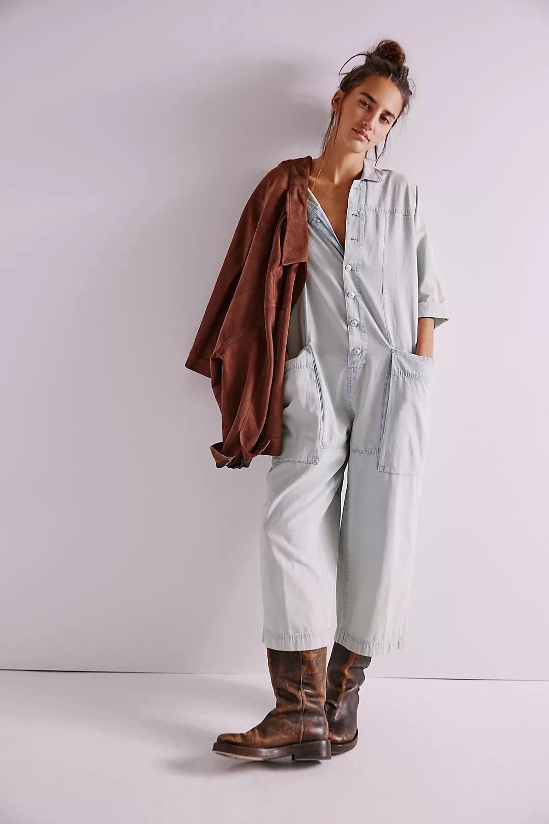 Free People We The Free Margarita Jumpsuit Blue Beam Laneway Boutique