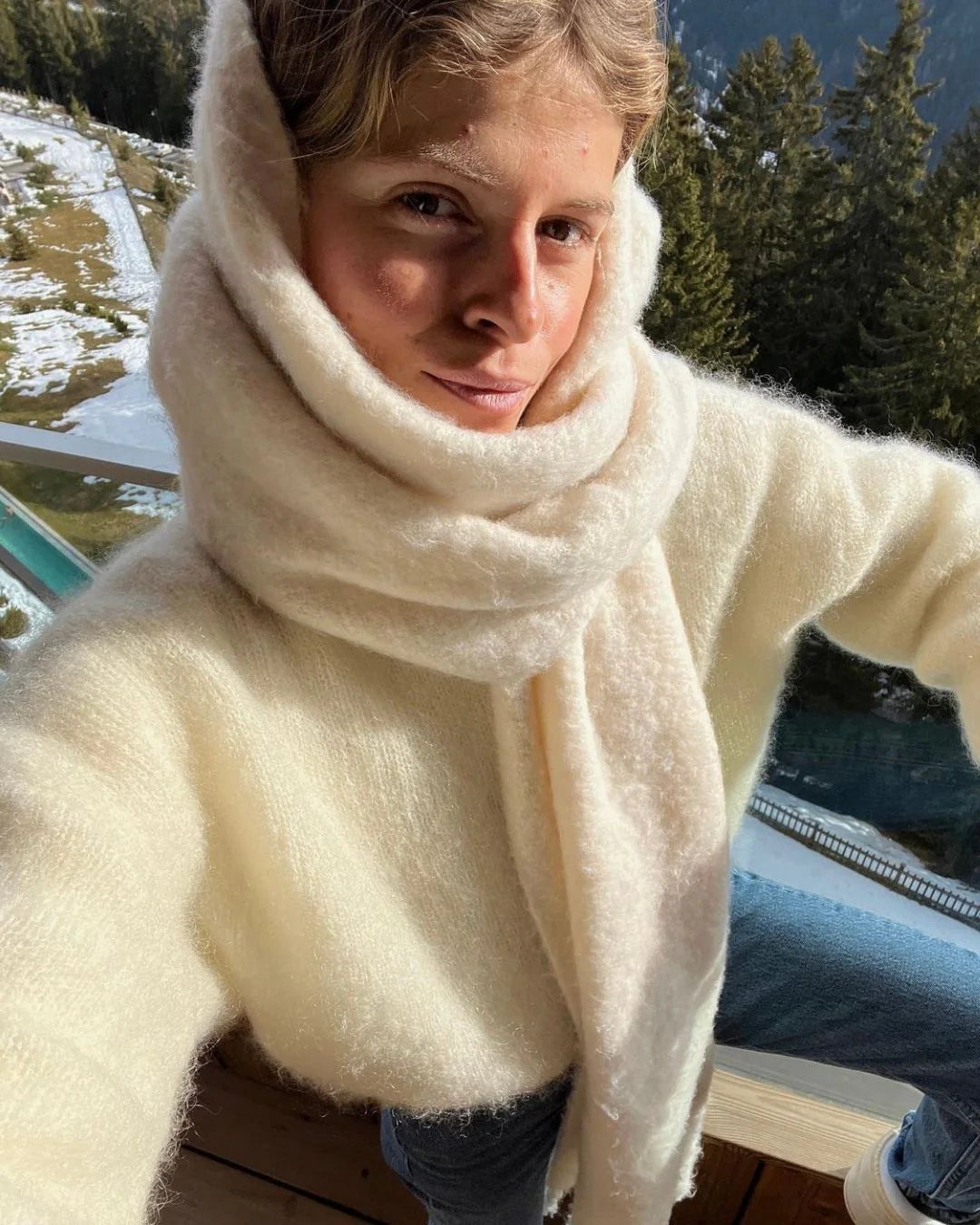 Jane Mohair Sweater Light Yellow