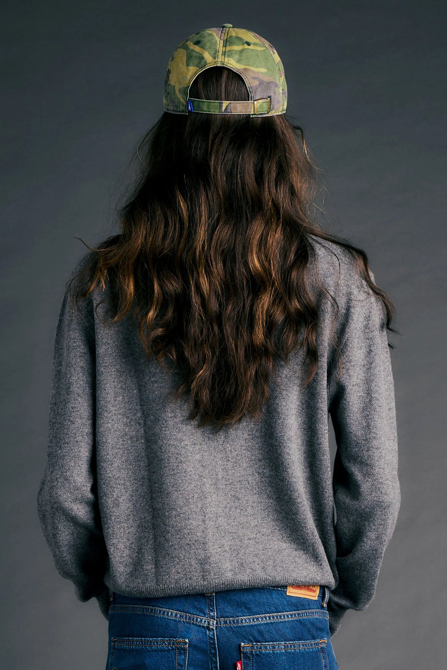 Posy Cashmere Cardigan Grey