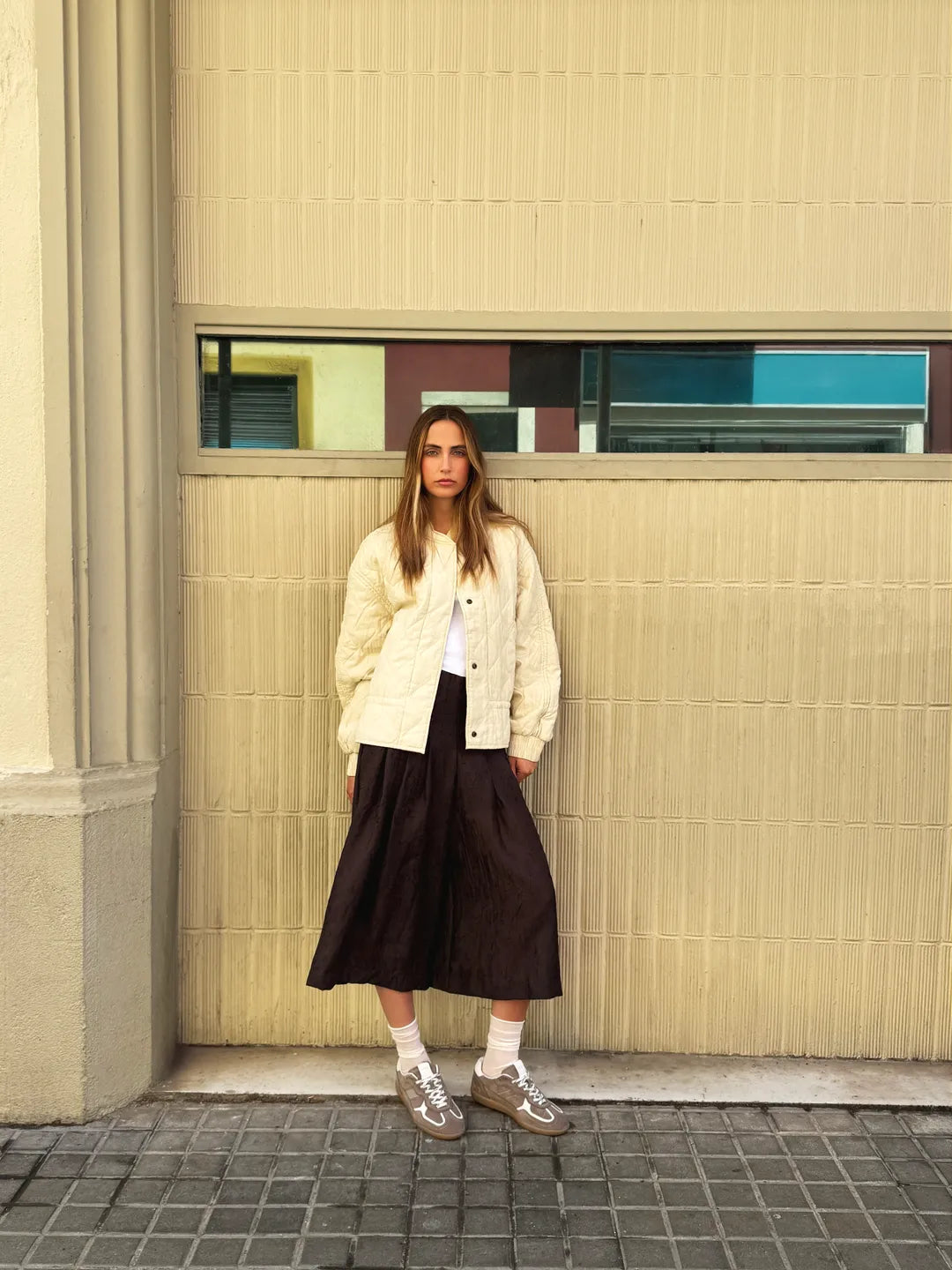 Tb.490 Rife Taupe Leather Sneakers