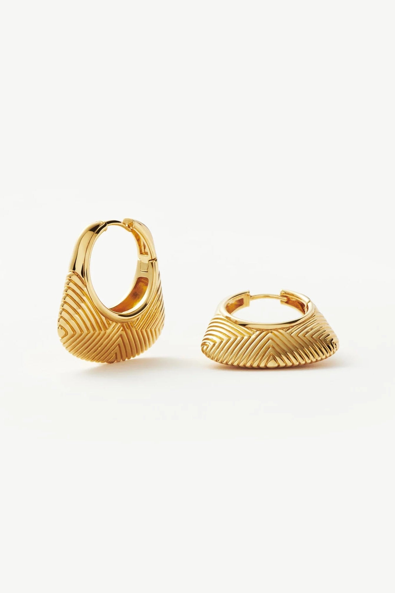 MISSOMA Hera Ridge Hoop Earrings - Laneway Boutique