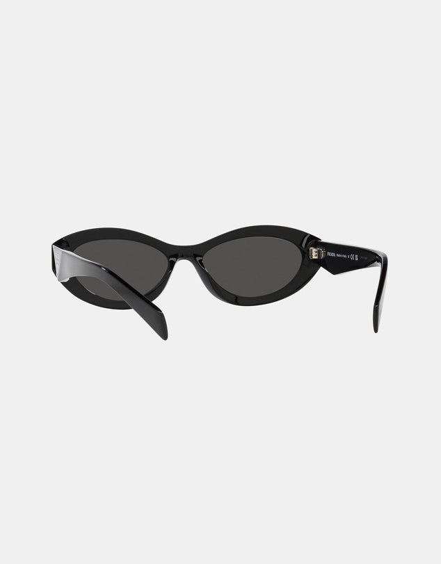 Prada Oval Sunglasses Black 0PR 26ZS