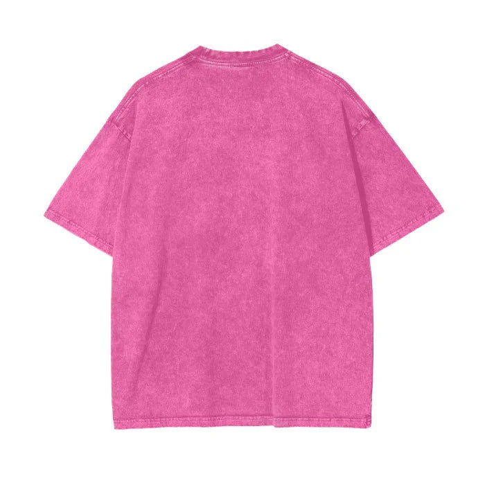 Le Fleur Tropical Oversize Tee Rose