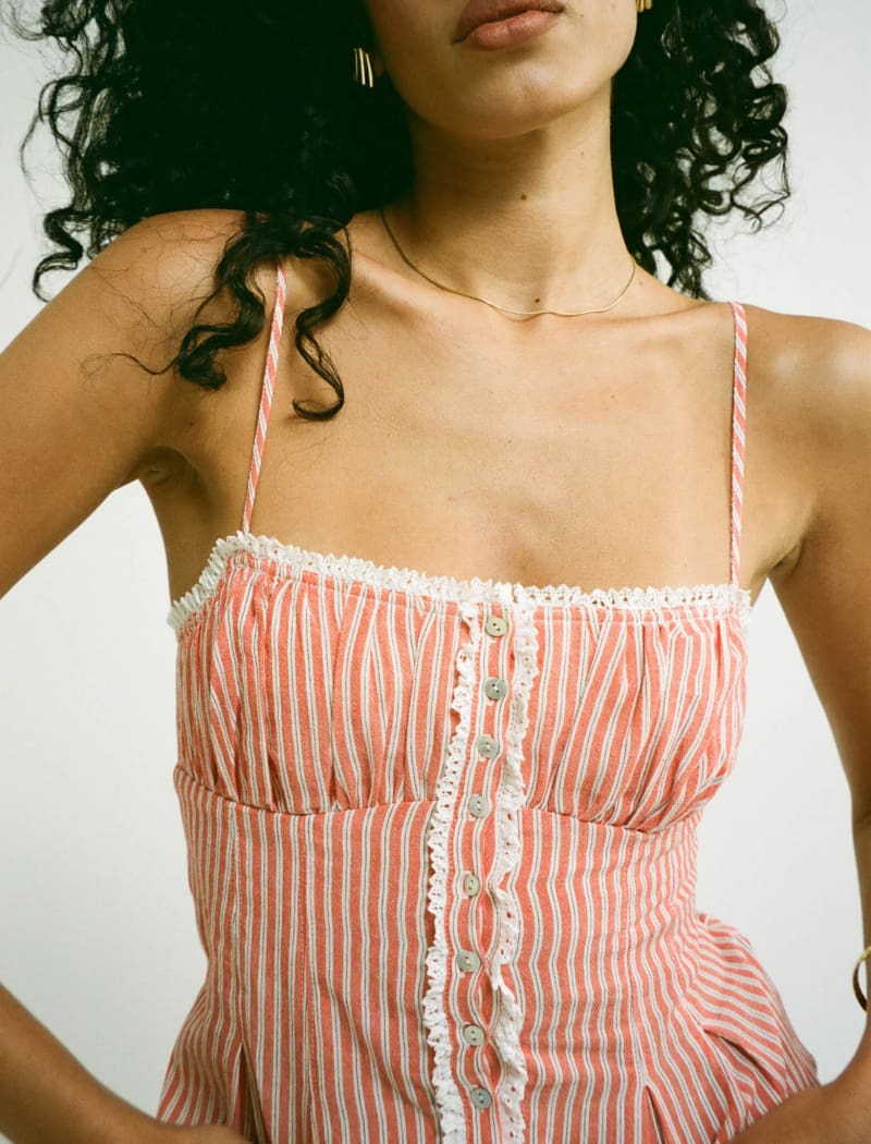 Lemon Grove Top Sundown Stripe