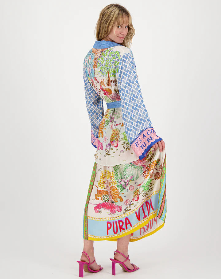 Lucia Kimono Belted Jacket Pura Vida