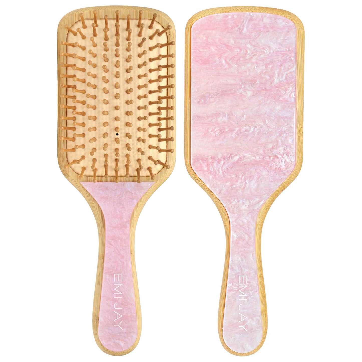 Bamboo Paddle Brush Pink Sugar