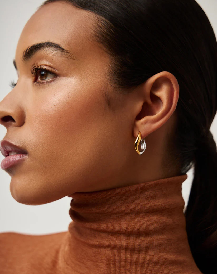 Savi Signature Small Hoops Mix Metals