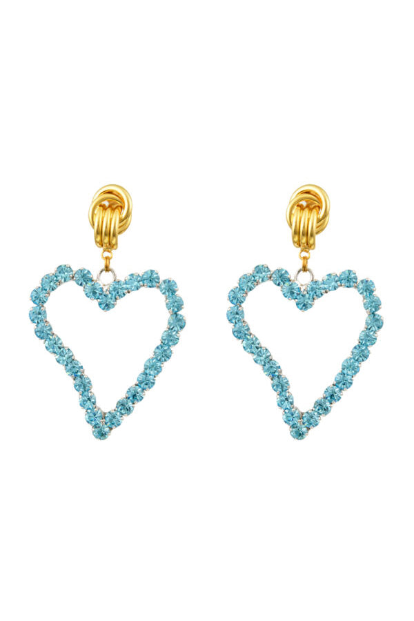 All of My Heart Earrings Mini Dolphin Blue