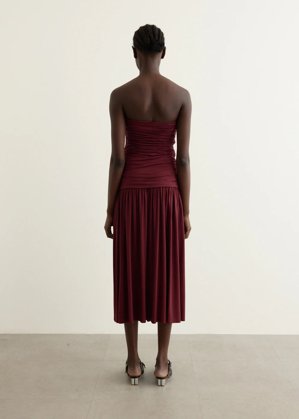 Fortuna Maxi Dress Burgandy