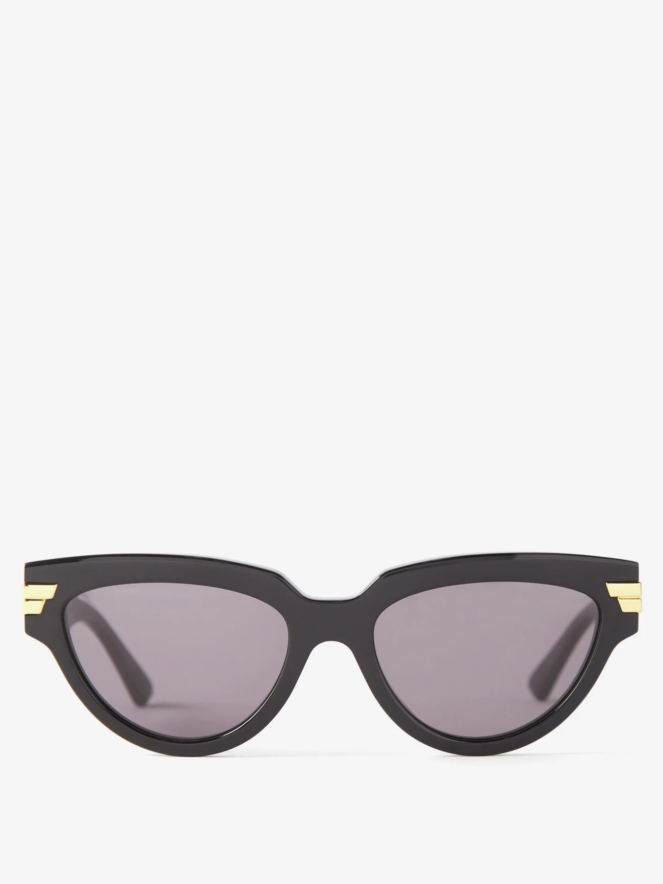 Cat Eye Gold tone sunglasses BV1035S 001 Black