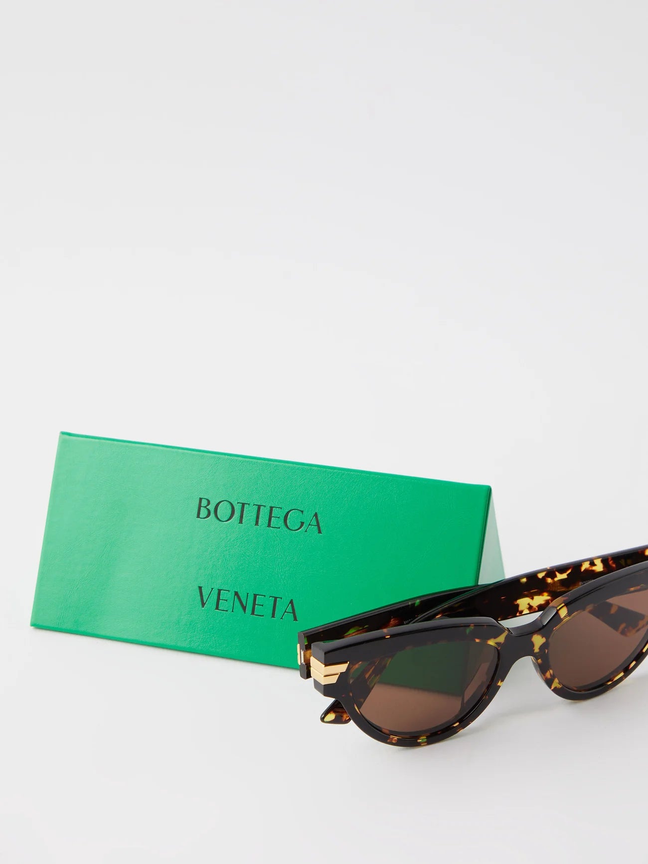 Bottega Veneta Cat-Eye Acetate Sunglasses BV1035S 002 Havana