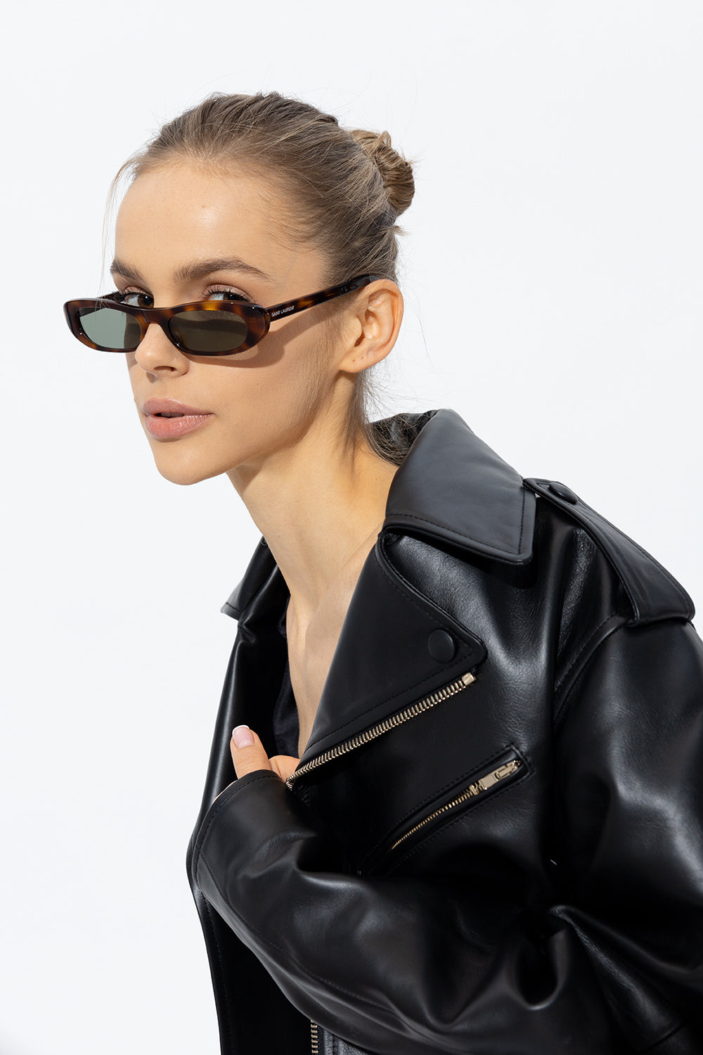 Saint Laurent Sunglasses Havana SL557 002