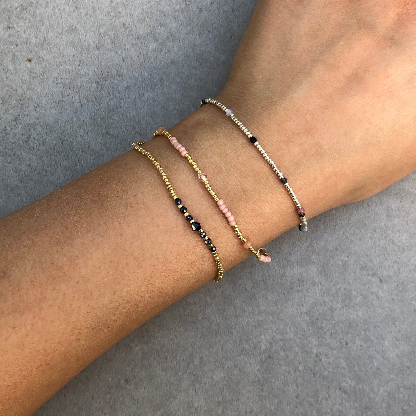 Clemence Bracelet Pink Sand