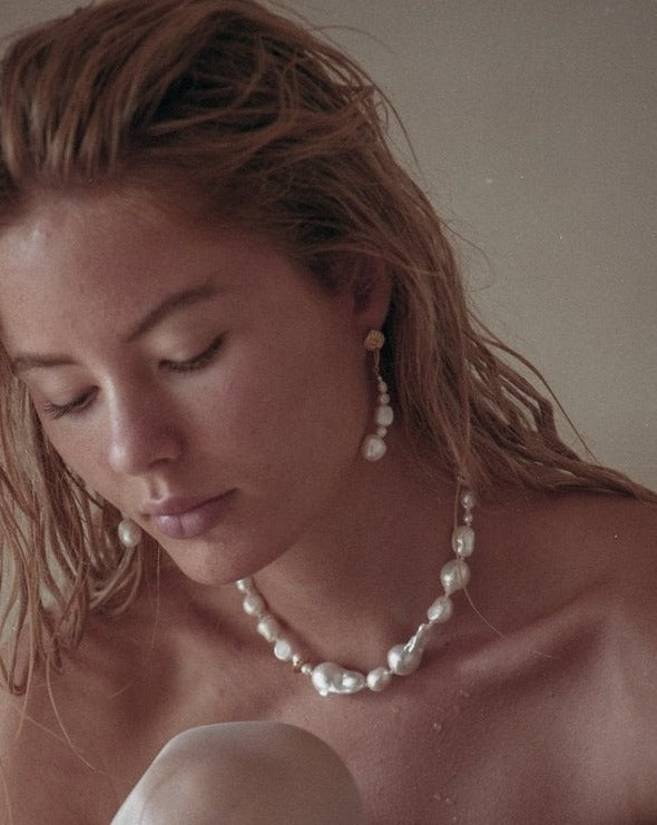 Jet Set Pearl Earrings