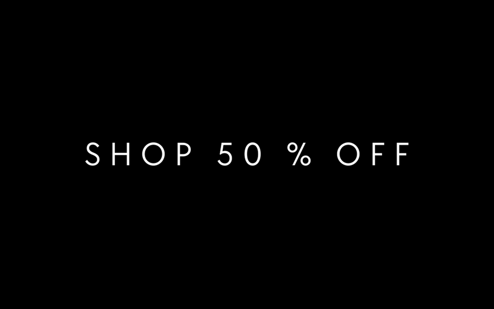 Sale - Take 50% OFF Selected Items