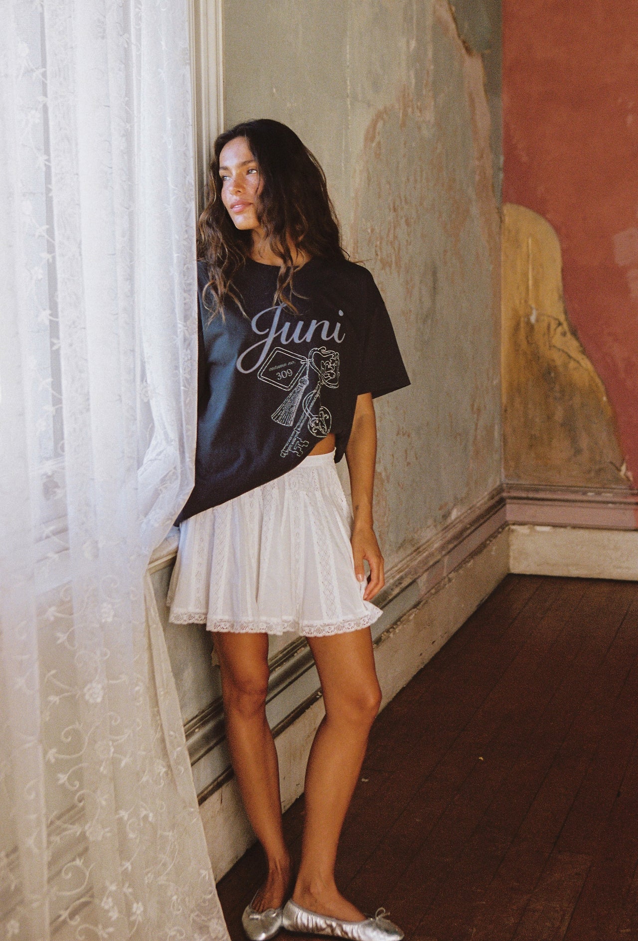 Sofie Mini Skirt Blanc