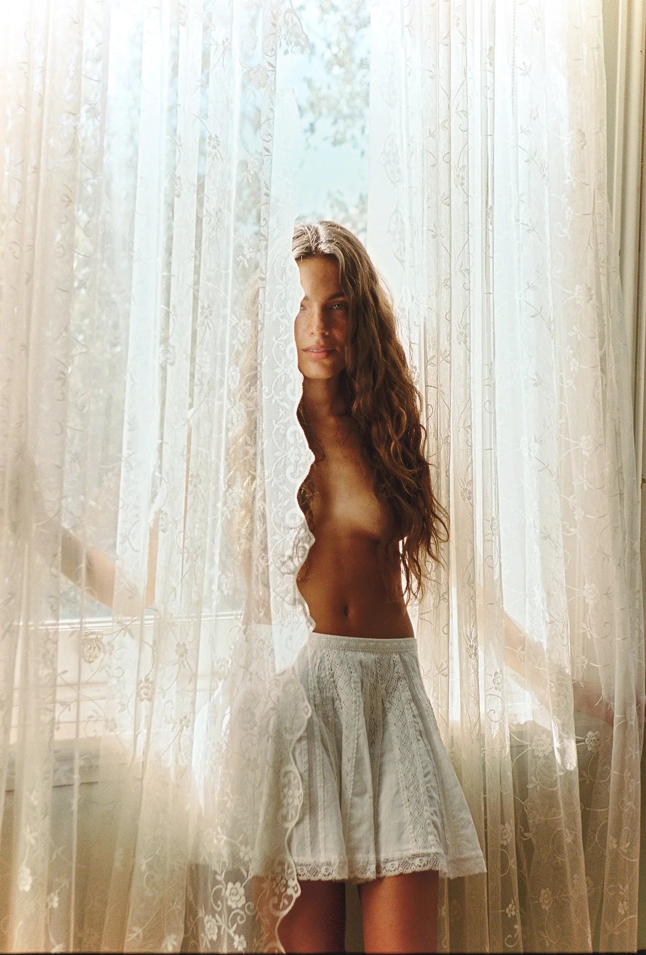 Sofie Mini Skirt Blanc