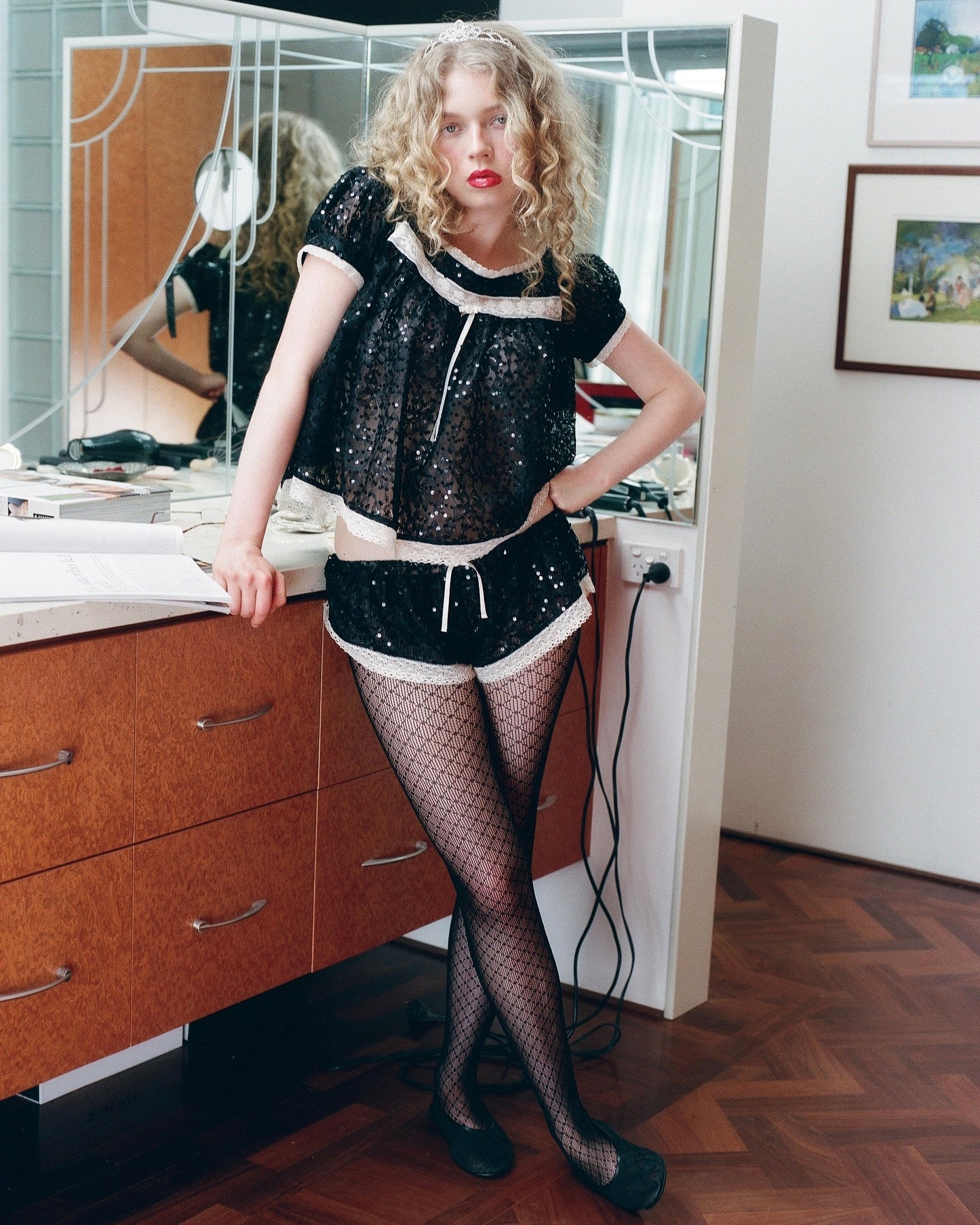 My Mum Made it Lucienne Blouse Black