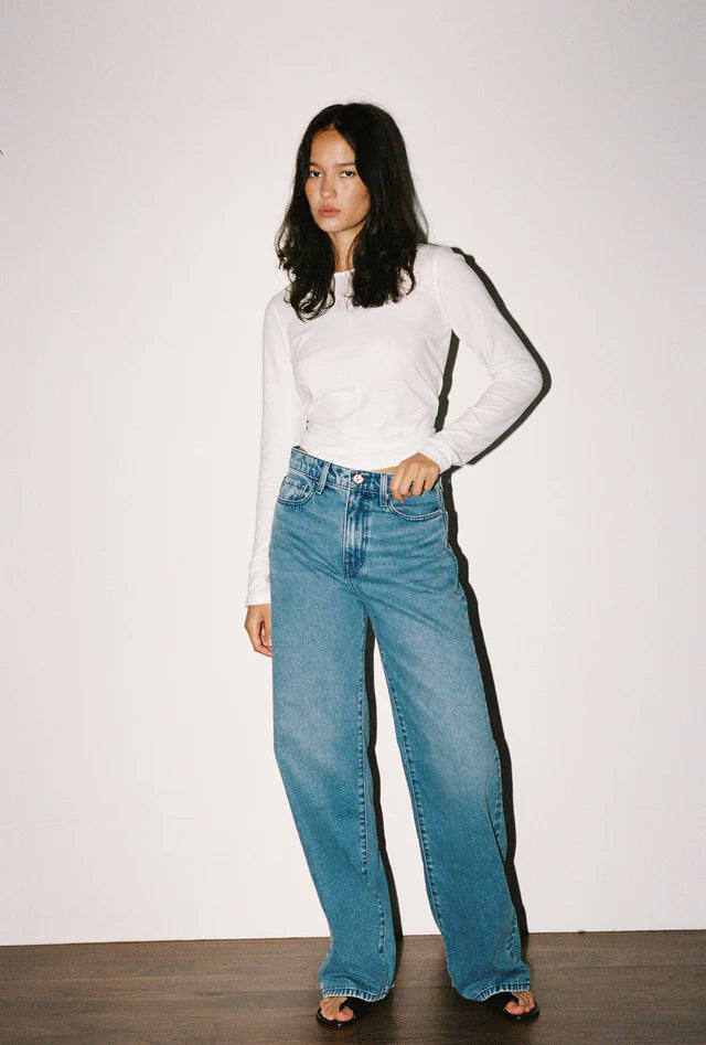 Olive Jean Marina Mid Blue